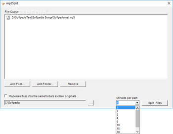 mp3Split screenshot