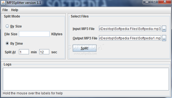 Mp3Splitter screenshot