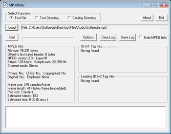 MP3Utility screenshot