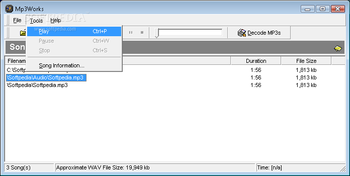 Mp3Works screenshot 2