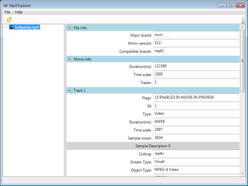 Mp4 Explorer screenshot
