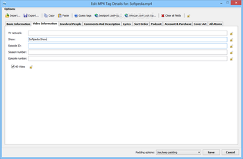 MP4 Video & Audio Tag Editor screenshot 3