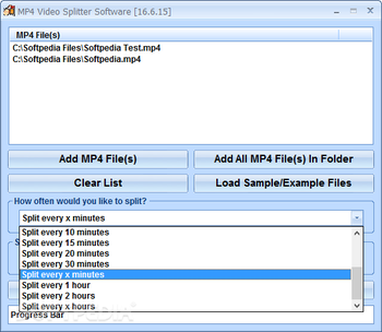 MP4 Video Splitter Software screenshot 2