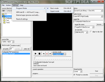 MP4Cam2AVI screenshot 4