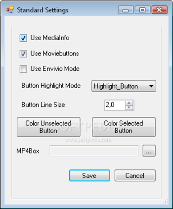 MP4MenuGUI screenshot 3