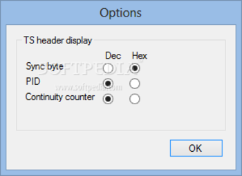 MPEG-2TS Packet Analyser screenshot 10