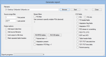 MPEG-2TS Packet Analyser screenshot 6