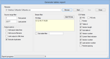 MPEG-2TS Packet Analyser screenshot 7