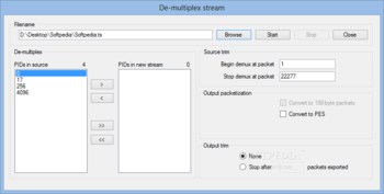 MPEG-2TS Packet Analyser screenshot 8