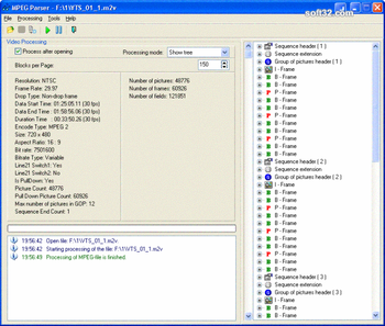 MPEG Parser screenshot 2