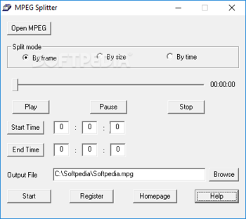 Mpeg Splitter screenshot