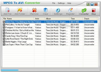 MPEG To AVI Converter screenshot 2