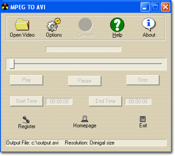 MPEG to AVI screenshot 3