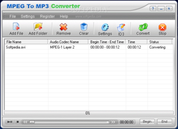 MPEG To MP3 Converter screenshot 2
