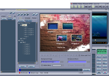 MPEG Video Wizard DVD screenshot