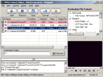 MPEG4 Direct Maker screenshot 2