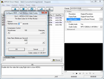 MPEG4 Direct Maker screenshot 3