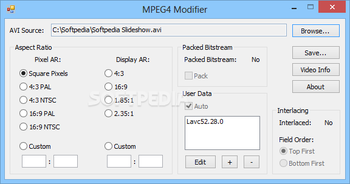 MPEG4 Modifier screenshot