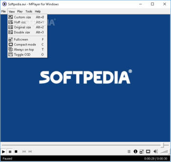 MPlayer for Windows screenshot 2