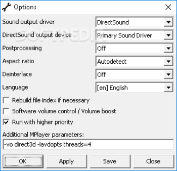 MPlayer for Windows screenshot 6