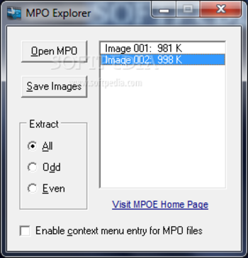 MPO Explorer screenshot