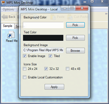 MPS Mini Desktop screenshot 4