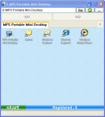 MPS Portable Mini Desktop screenshot