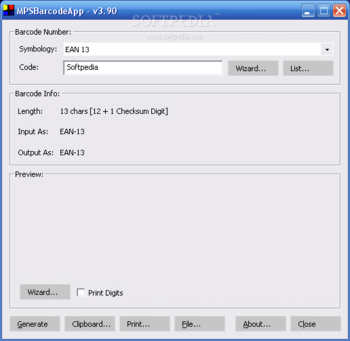 MPSBarcode screenshot