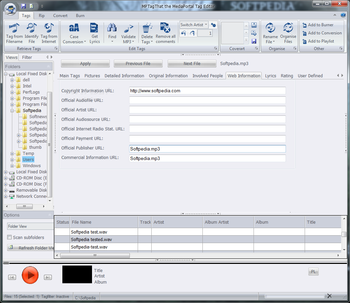 MPTagThat the MediaPortal Tag Editor screenshot 6