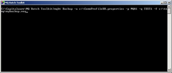 MQ Batch Toolkit screenshot