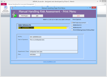 MRAM - Manual Handling Risk Assessment Management screenshot 16