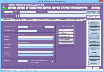 MRAM - Manual Handling Risk Assessment Management screenshot 5