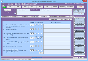 MRAM - Manual Handling Risk Assessment Management screenshot 9