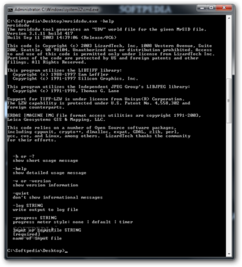 mrsidsdw screenshot
