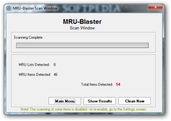 MRU-Blaster screenshot 2