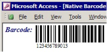 MS Access Barcode Integration Kit screenshot 3