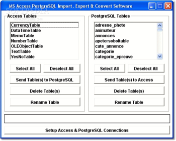 MS Access PostgreSQL Import, Export & Convert Software screenshot 2