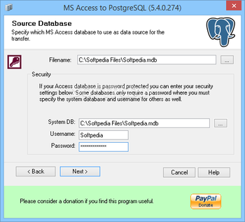 MS Access To PostgreSQL screenshot 2