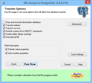 MS Access To PostgreSQL screenshot 5
