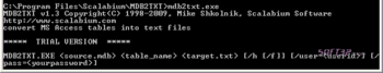MS Access to Text converter screenshot 2