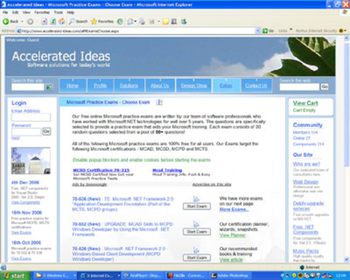 MS Certification - Practice Exam 70-291 screenshot 2