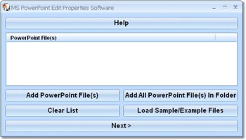 MS PowerPoint Change File Properties  screenshot