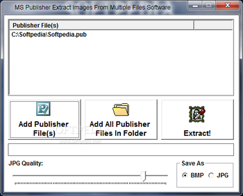 MS Publisher Extract Images From Files Software screenshot