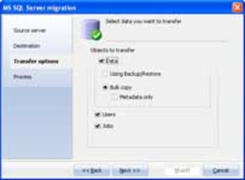 MS SQL Migrate screenshot 2