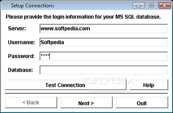 MS SQL Server Editor Software screenshot