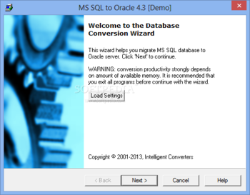 MS SQL to Oracle screenshot