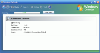 MS Windows Defender XP screenshot 2