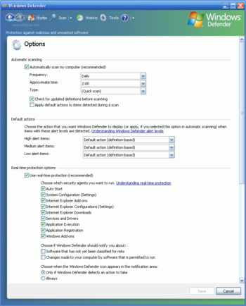 MS Windows Defender XP screenshot 3