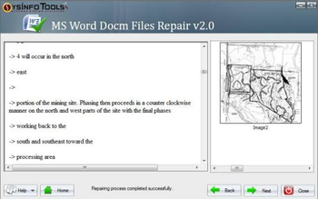 MS Word DOCM Files Repair screenshot