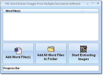 MS Word Extract Images From Multiple Documents Software screenshot